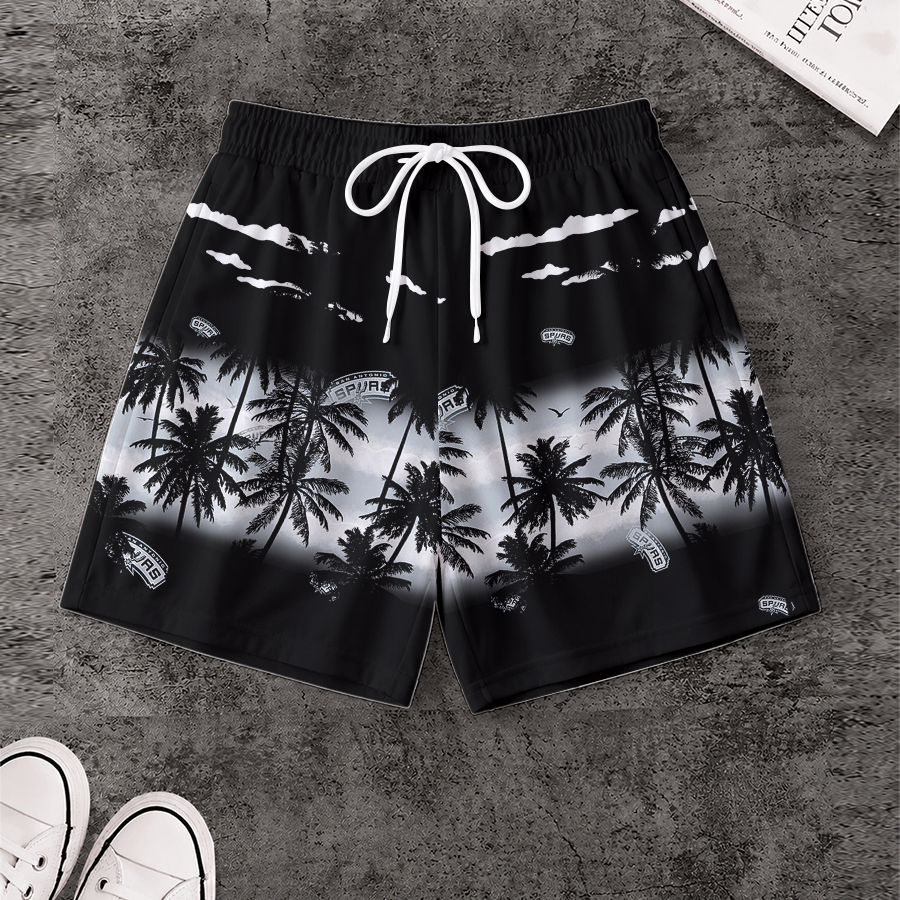 [HOT DEAL] NEW CUSTOMIZED NBA23 SAS SAN ANTONIO SPURS SHORT PANTS