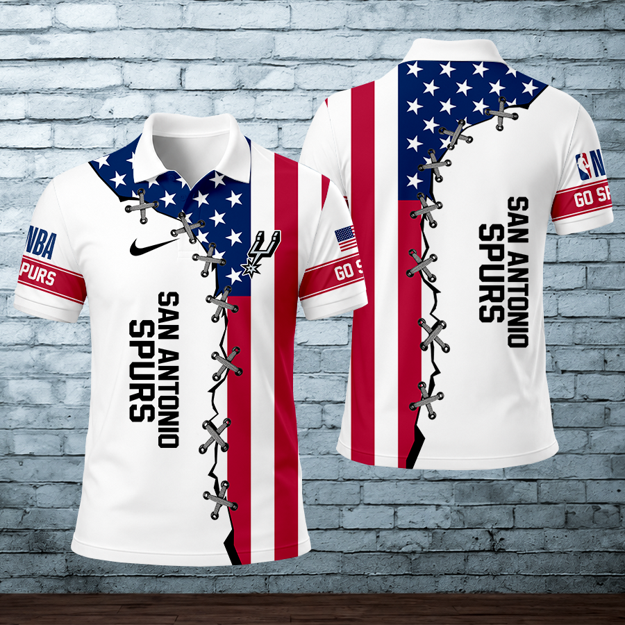 [HOT DEAL] NEW CUSTOMIZED NBA23 SAS SAN ANTONIO SPURS POLO SHIRT
