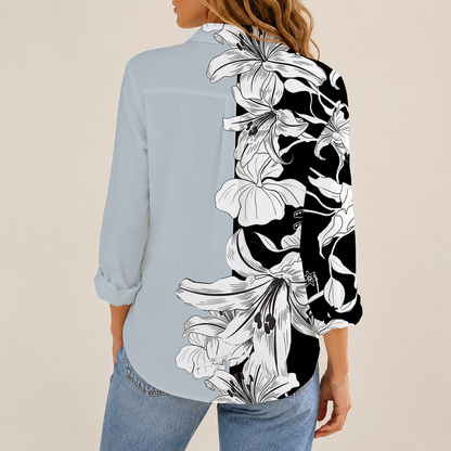 [HOT DEAL] NEW CUSTOMIZED NBA23 SAS SAN ANTONIO SPURS WOMEN CASUAL SHIRT FOR FAN