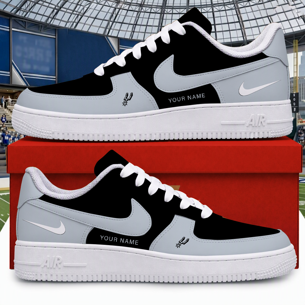 [HOT DEAL] NEW CUSTOMIZED NBA23 SAS SAN ANTONIO SPURS AF1 SHOES