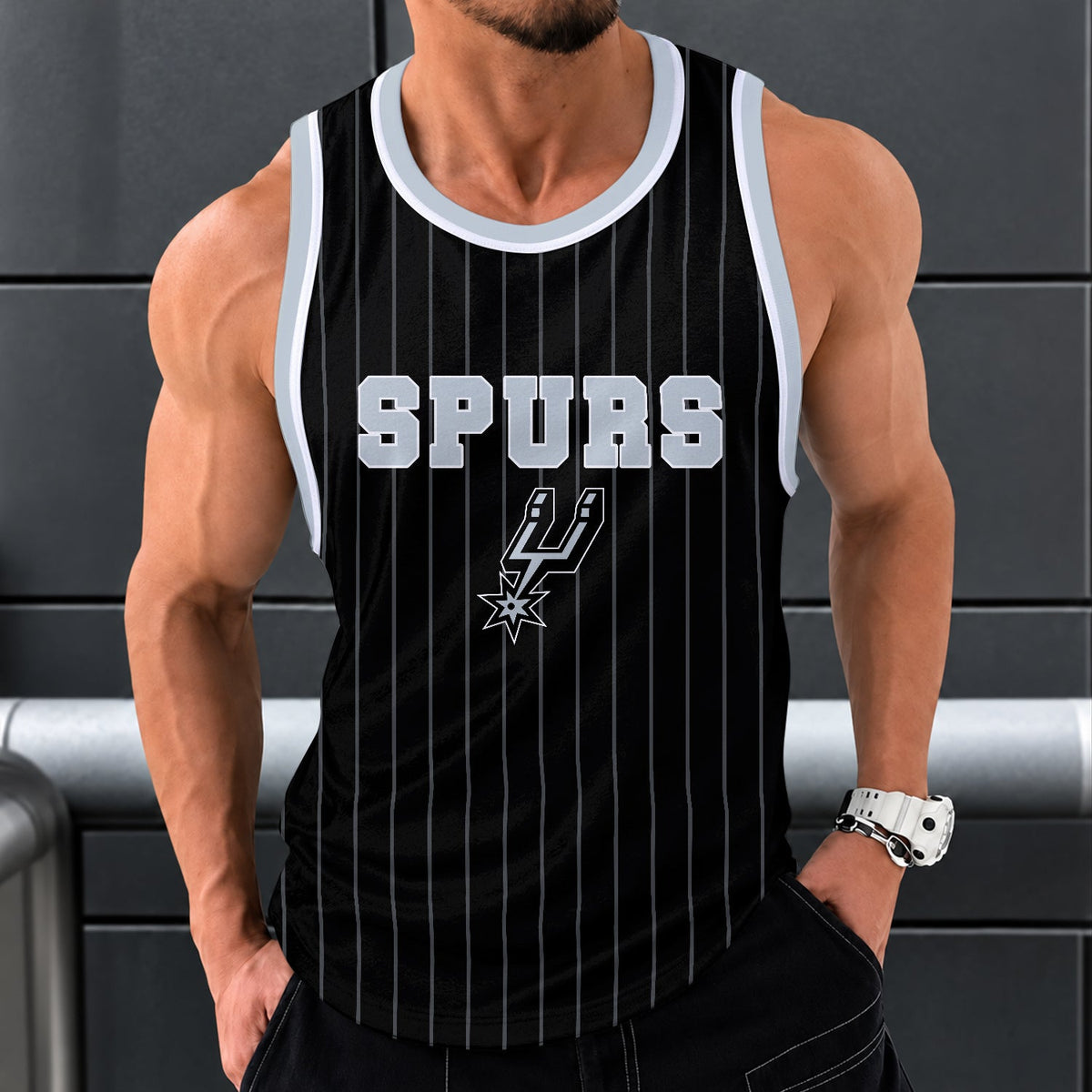 [HOT DEAL] NEW CUSTOMIZED NBA23 SAS SAN ANTONIO SPURS UNISEX TANK TOP