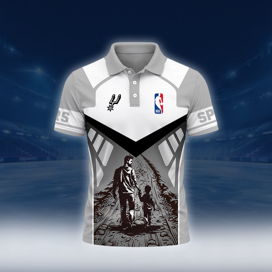 [HOT DEAL] NEW CUSTOMIZED NBA23 SAS SAN ANTONIO SPURS POLO SHIRT