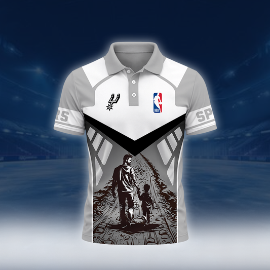 [HOT DEAL] NEW CUSTOMIZED NBA23 SAS SAN ANTONIO SPURS POLO SHIRT