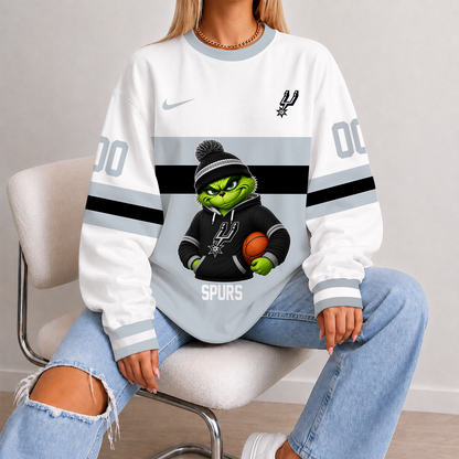 [HOT DEAL] NEW CUSTOMIZED NBA23 SAS SAN ANTONIO SPURS UNISEX SWEATSHIRT