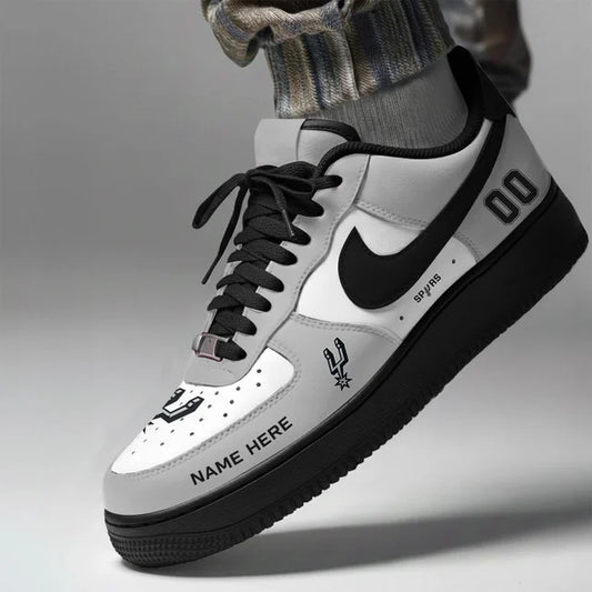 [HOT DEAL] NEW CUSTOMIZED NBA23 SAS SAN ANTONIO SPURS AF1 SHOES