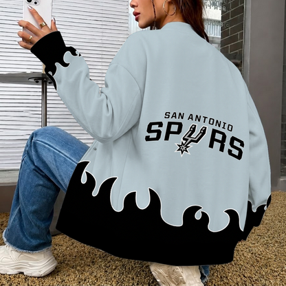 [HOT DEAL] NEW CUSTOMIZED NBA23 SAS SAN ANTONIO SPURS BASEBALL JACKET, SATIN VARSITY JACKET