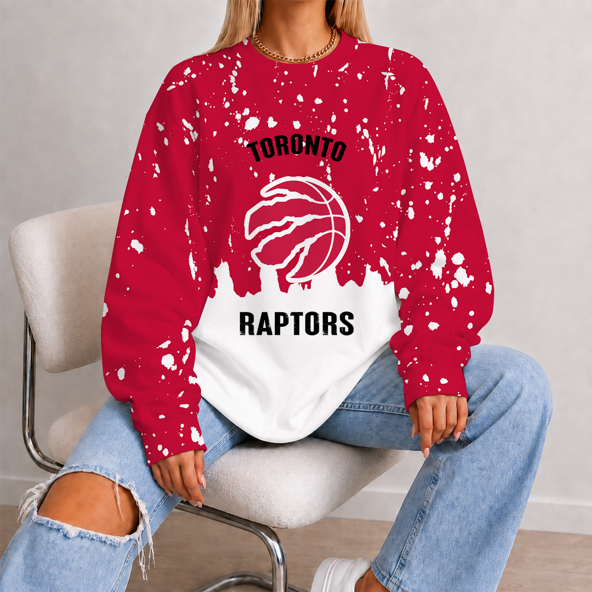 [HOT DEAL] NEW CUSTOMIZED NBA24 TRA TORONTO RAPTORS UNISEX SWEATSHIRT