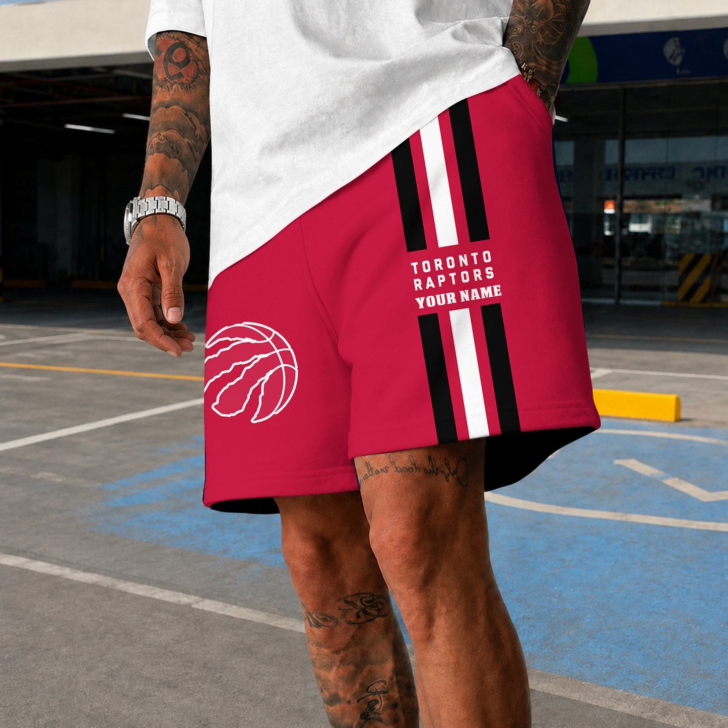 [HOT DEAL] NEW CUSTOMIZED NBA24 TRA TORONTO RAPTORS SHORT PANTS