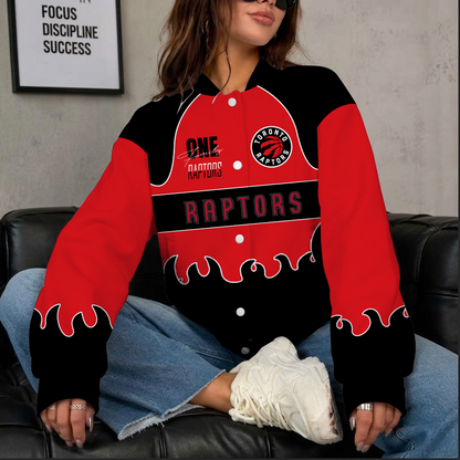 [HOT DEAL] NEW CUSTOMIZED NBA24 TRA TORONTO RAPTORS BASEBALL JACKET, SATIN VARSITY JACKET