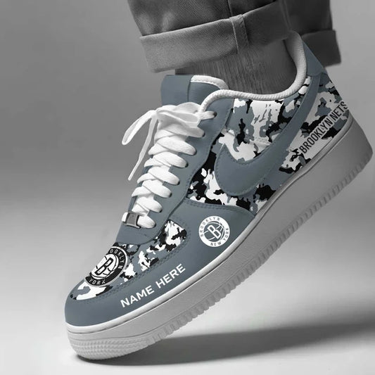 [HOT DEAL] NEW CUSTOMIZED NBA25 BNE BROOKLYN NETS AF1 SHOES