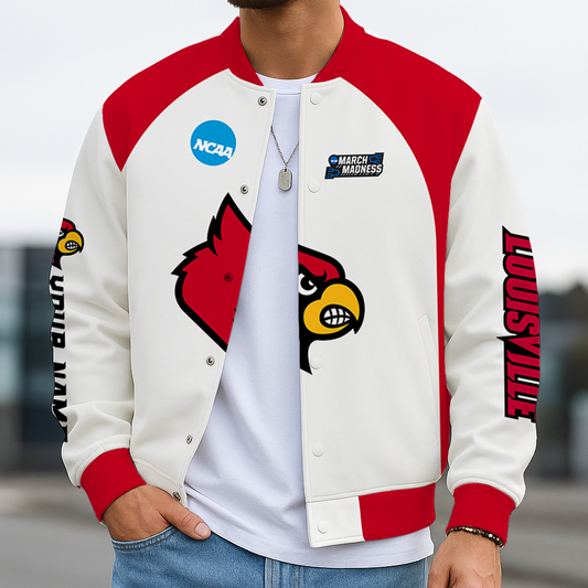 LIMITED DROP - NEW CUSTOMIZED | NCAA MAM25 ULC UL CARDINALS BASEBALL JACKET, SATIN VARSITY JACKET