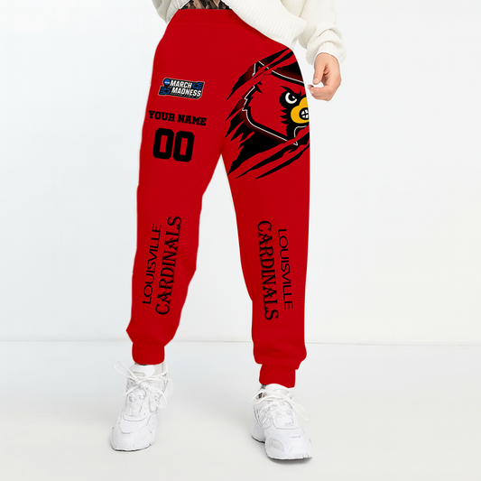 LIMITED DROP - NEW CUSTOMIZED | NCAA MAM25 ULC UL CARDINALS UNISEX LONG PANTS
