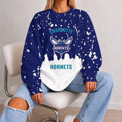 [HOT DEAL] NEW CUSTOMIZED NBA27 CHO CHARLOTTE HORNETS UNISEX SWEATSHIRT
