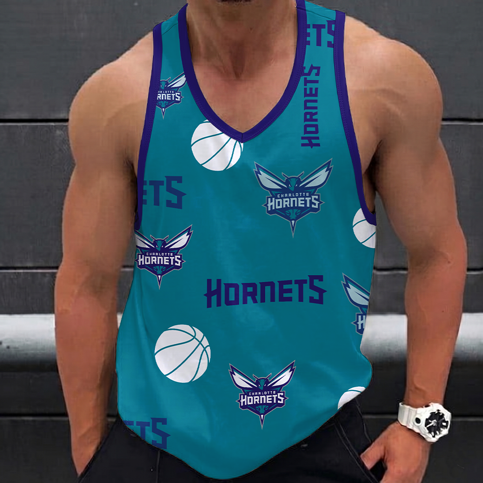 [HOT DEAL] NEW CUSTOMIZED NBA27 CHO CHARLOTTE HORNETS UNISEX TANK TOP
