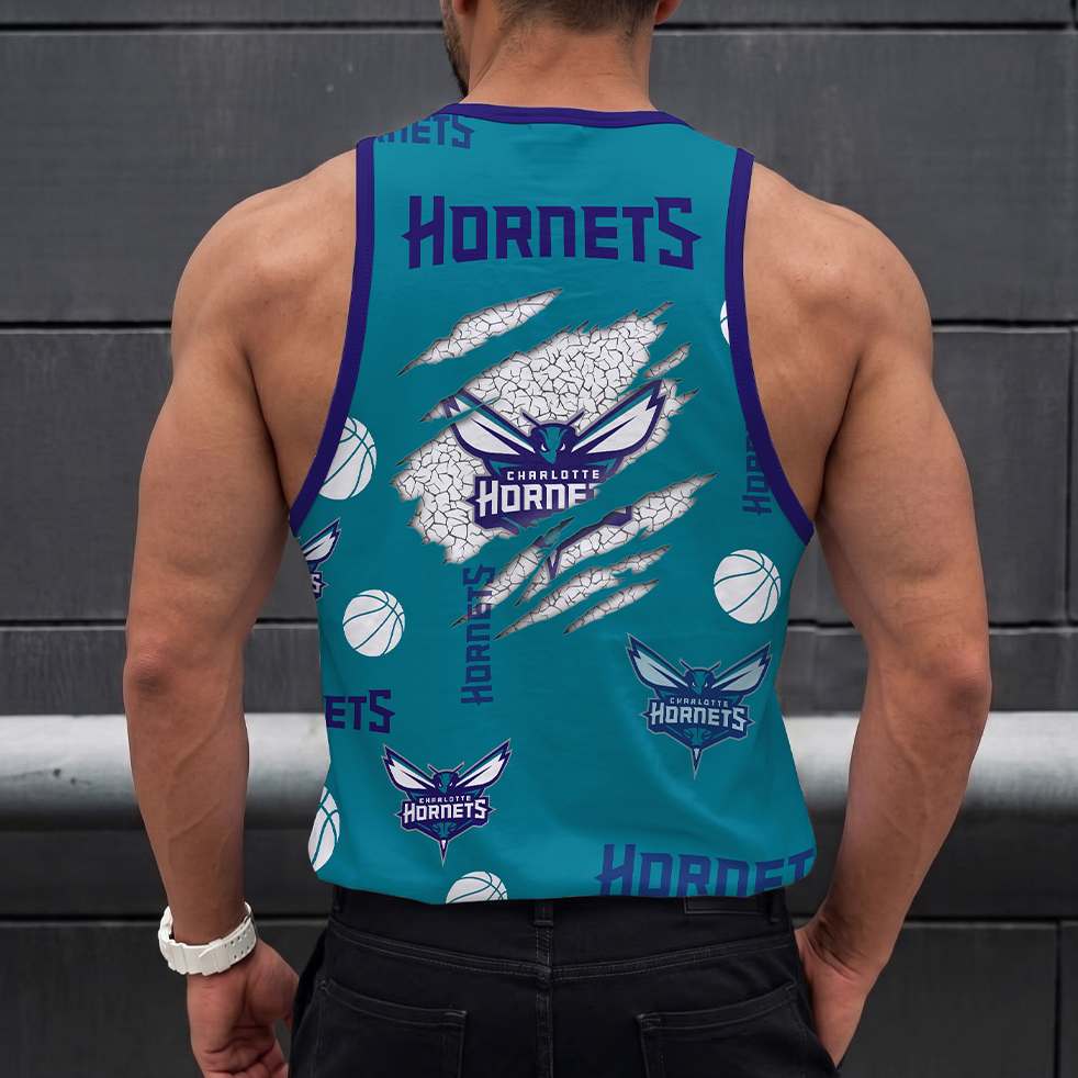 [HOT DEAL] NEW CUSTOMIZED NBA27 CHO CHARLOTTE HORNETS UNISEX TANK TOP
