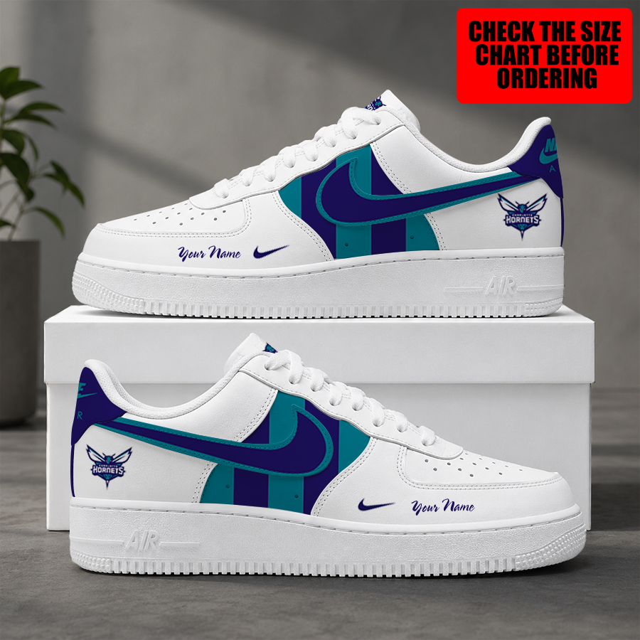 [HOT DEAL] NEW CUSTOMIZED NBA27 CHO CHARLOTTE HORNETS AF1 SHOES