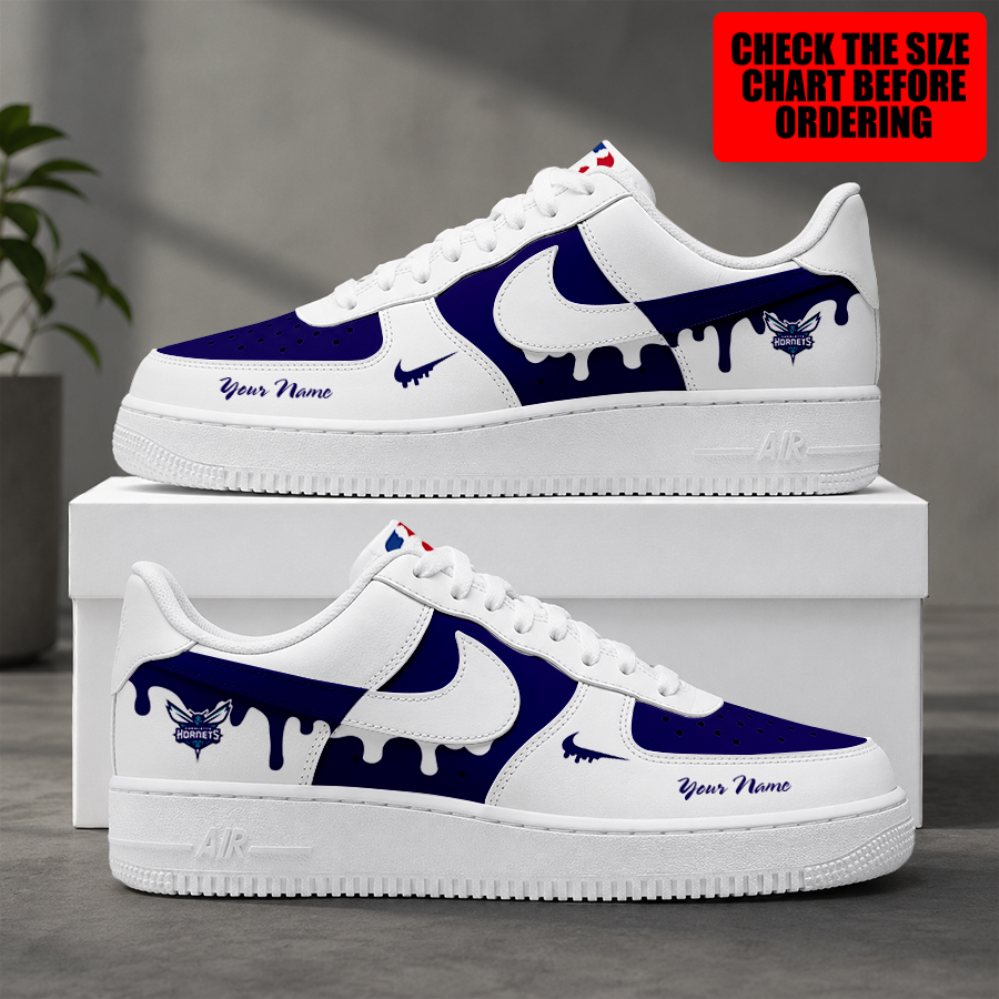 [HOT DEAL] NEW CUSTOMIZED NBA27 CHO CHARLOTTE HORNETS AF1 SHOES
