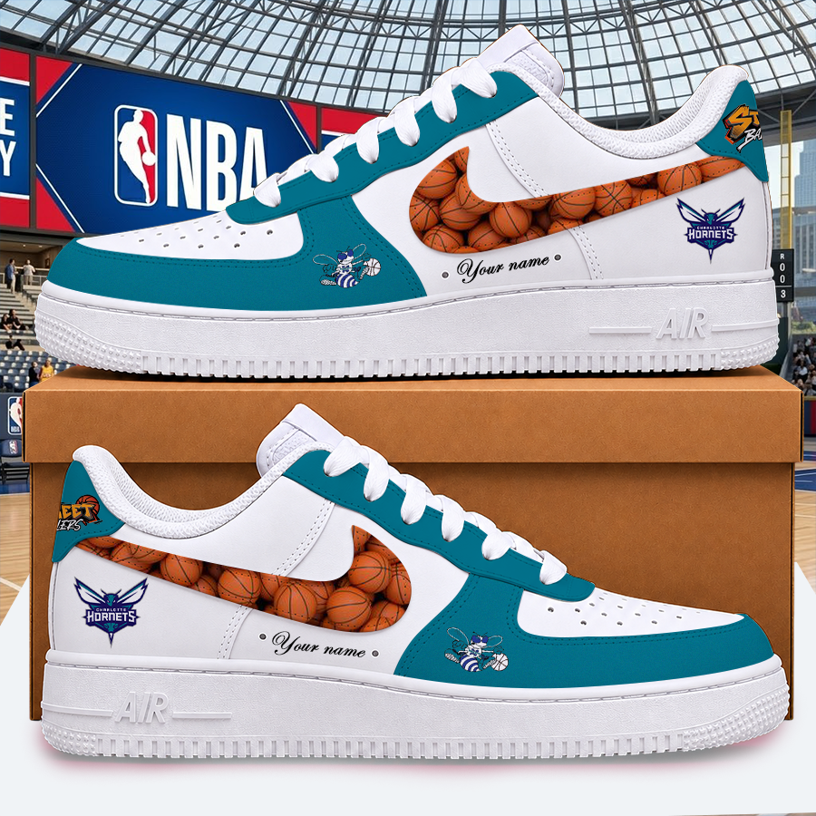 [HOT DEAL] NEW CUSTOMIZED NBA27 CHO CHARLOTTE HORNETS AF1 SHOES