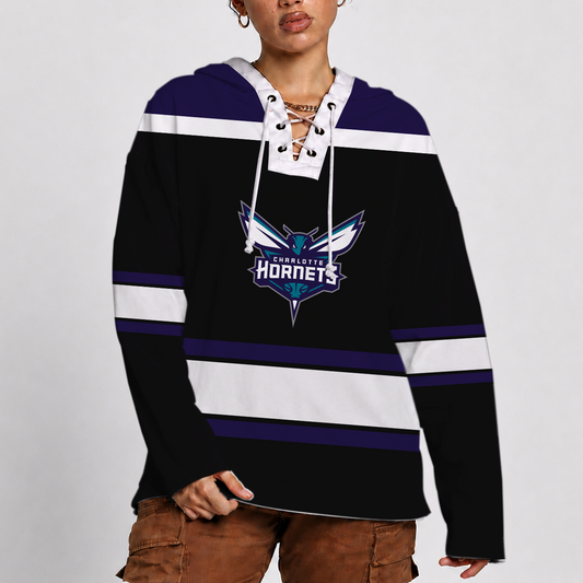 [HOT DEAL] NEW CUSTOMIZED NBA27 CHO CHARLOTTE HORNETS LACER HOODIE