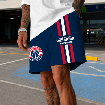 [HOT DEAL] NEW CUSTOMIZED NBA28 WWI WASHINGTON WIZARDS SHORT PANTS