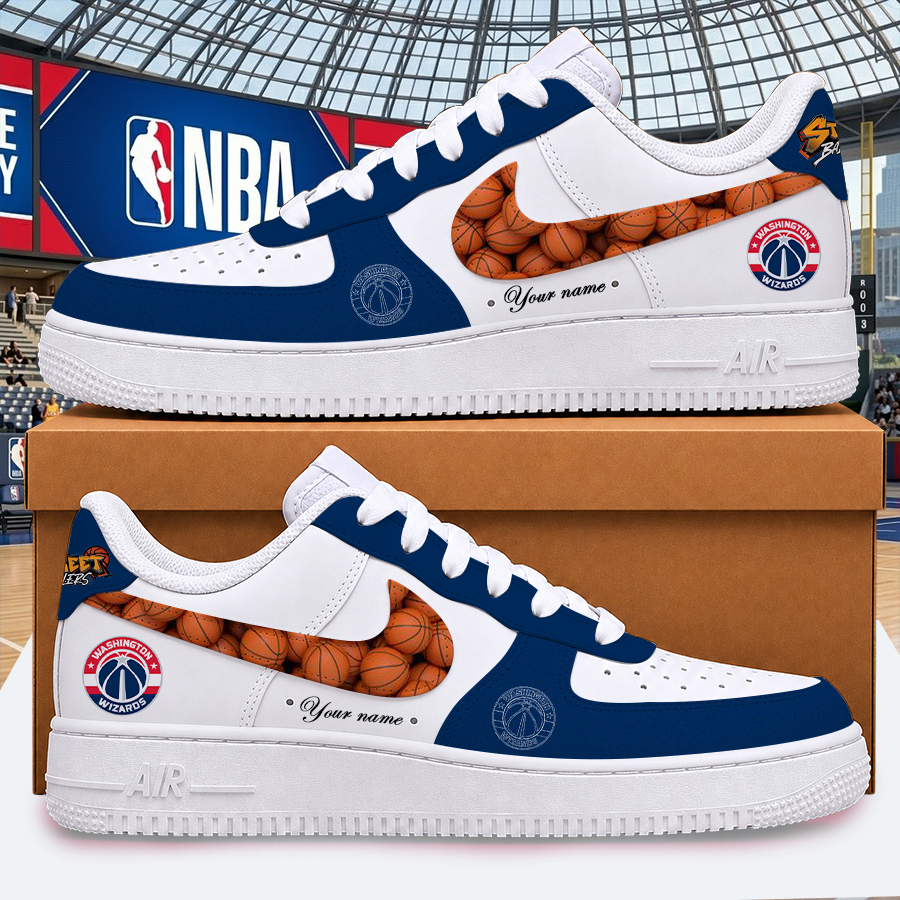 [HOT DEAL] NEW CUSTOMIZED NBA28 WWI WASHINGTON WIZARDS AF1 SHOES