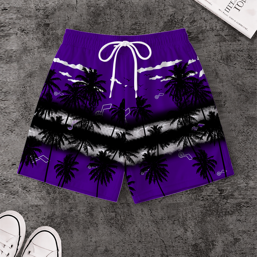 [HOT DEAL] NEW CUSTOMIZED NBA29 UJZ UTAH JAZZ SHORT PANTS