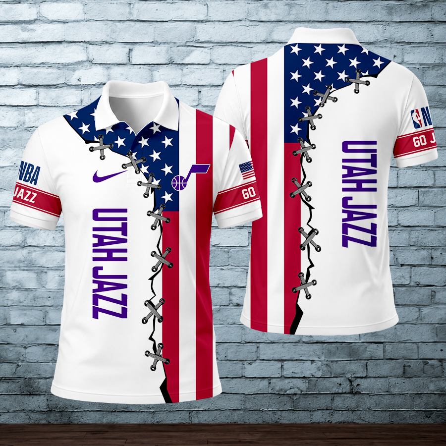 [HOT DEAL] NEW CUSTOMIZED NBA29 UJZ UTAH JAZZ POLO SHIRT