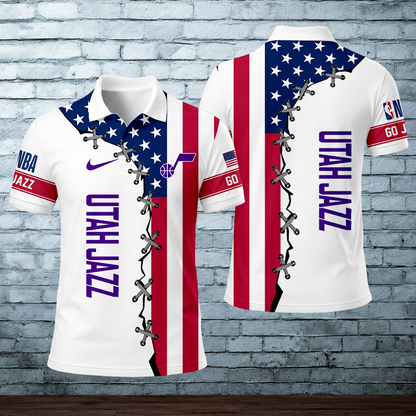 [HOT DEAL] NEW CUSTOMIZED NBA29 UJZ UTAH JAZZ POLO SHIRT