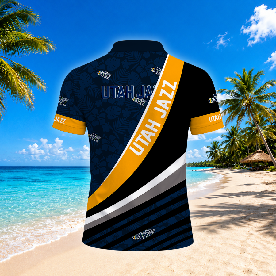 [HOT DEAL] NEW CUSTOMIZED NBA29 UJZ UTAH JAZZ POLO SHIRT