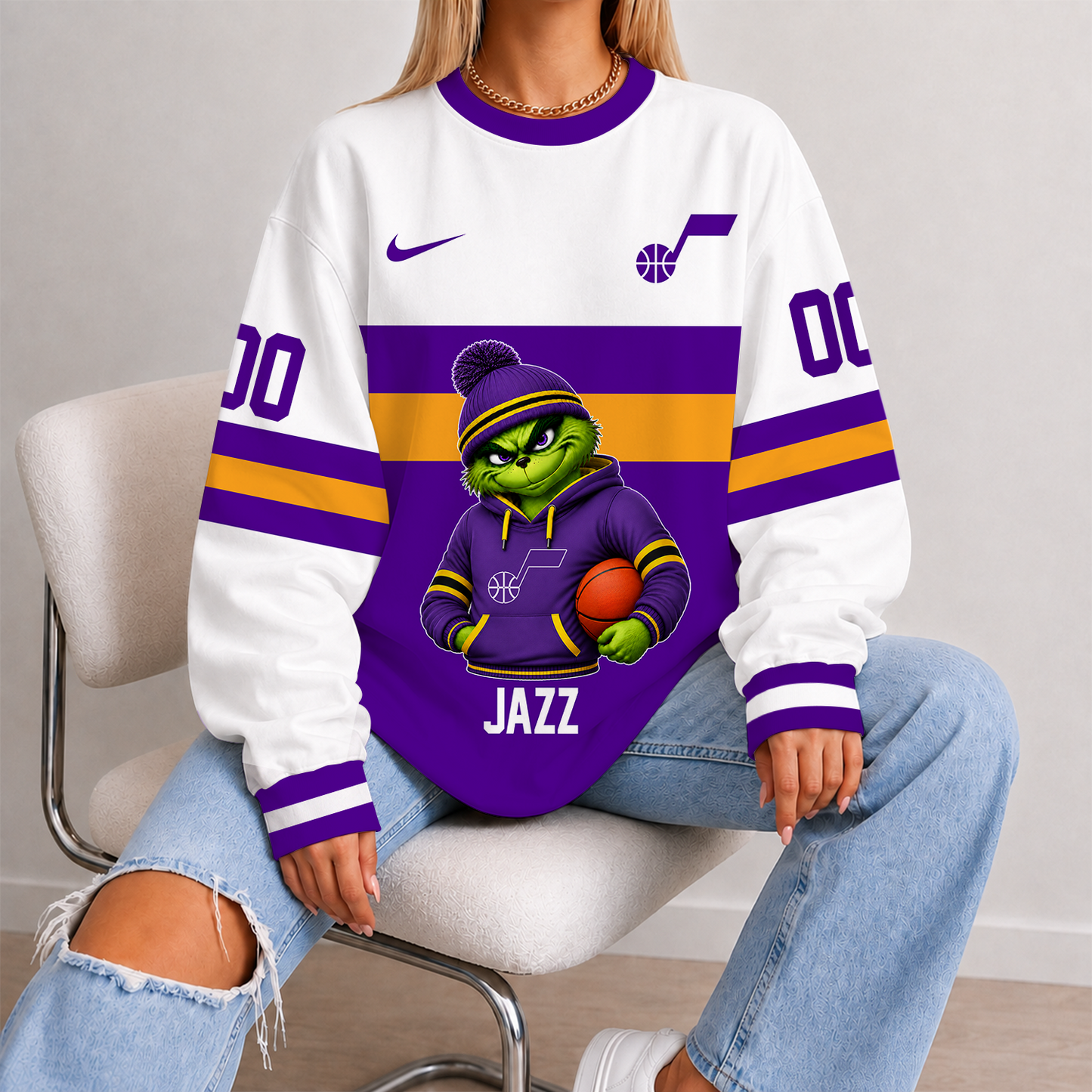[HOT DEAL] NEW CUSTOMIZED NBA29 UJZ UTAH JAZZ UNISEX SWEATSHIRT