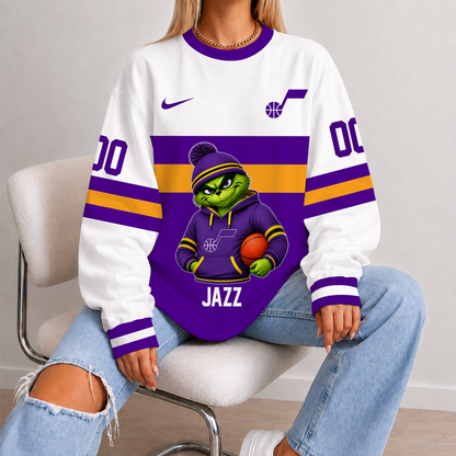 [HOT DEAL] NEW CUSTOMIZED NBA29 UJZ UTAH JAZZ UNISEX SWEATSHIRT