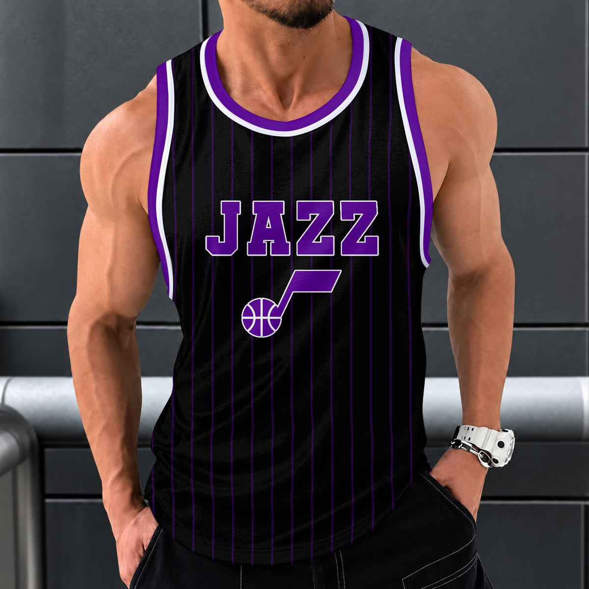 [HOT DEAL] NEW CUSTOMIZED NBA29 UJZ UTAH JAZZ UNISEX TANK TOP