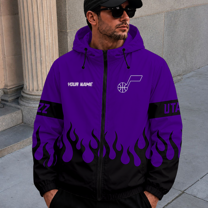 [HOT DEAL] NEW CUSTOMIZED NBA29 UJZ UTAH JAZZ WINDBREAKER JACKET