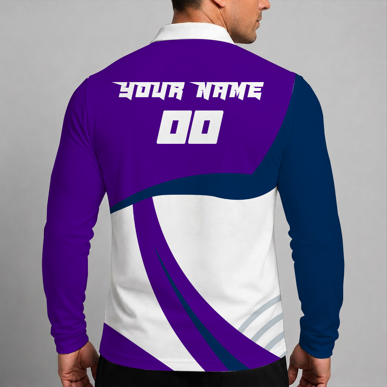 [HOT DEAL] NEW CUSTOMIZED NBA29 UJZ UTAH JAZZ MEN LONG SLEEVE POLO