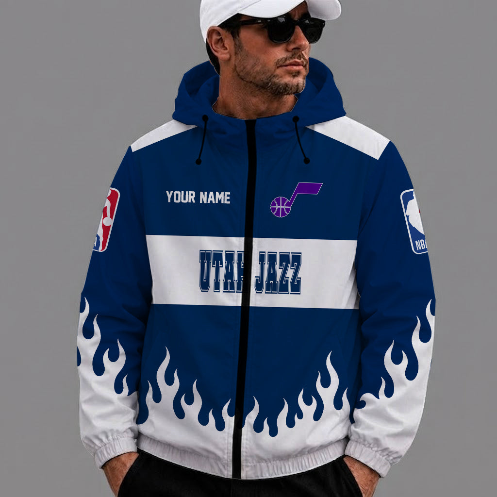 [HOT DEAL] NEW CUSTOMIZED NBA29 UJZ UTAH JAZZ WINDBREAKER JACKET