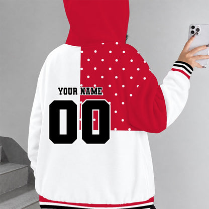 [FAN FAVORITE] NEW CUSTOMIZED NCAA MAM29 WSB WISCONSIN BADGERS STRAPPY ZIP HOODIE