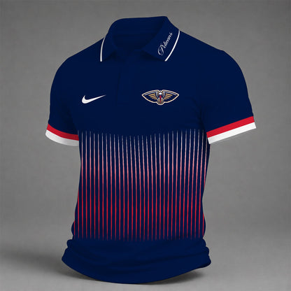 [HOT DEAL] NEW CUSTOMIZED NBA30 NOP NEW ORLEANS PELICANS POLO SHIRT