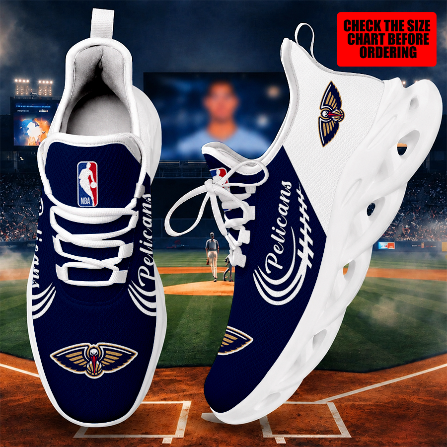 [HOT DEAL] NEW CUSTOMIZED NBA30 NOP NEW ORLEANS PELICANS MAX SOUL SHOES