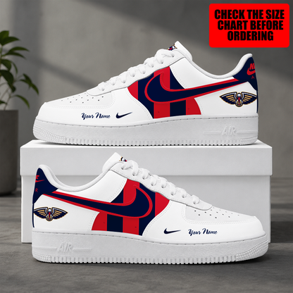 [HOT DEAL] NEW CUSTOMIZED NBA30 NOP NEW ORLEANS PELICANS AF1 SHOES
