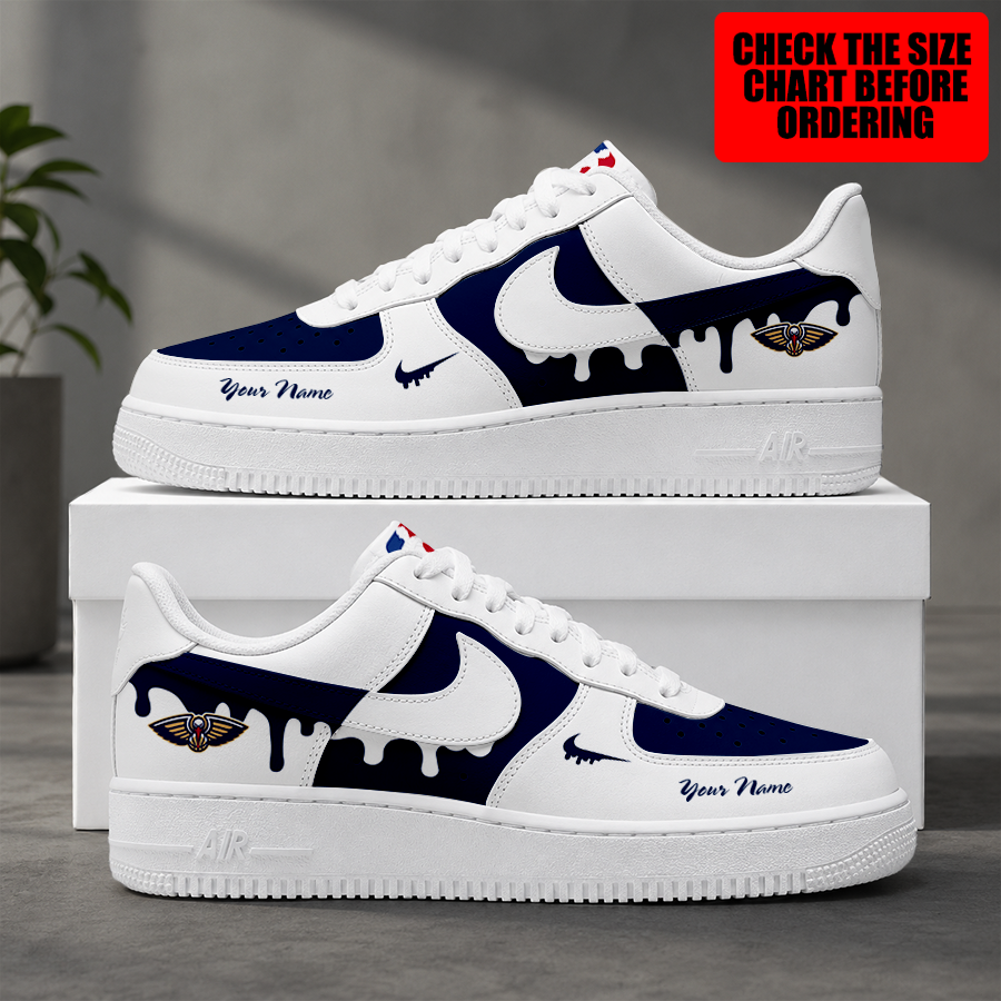 [HOT DEAL] NEW CUSTOMIZED NBA30 NOP NEW ORLEANS PELICANS AF1 SHOES