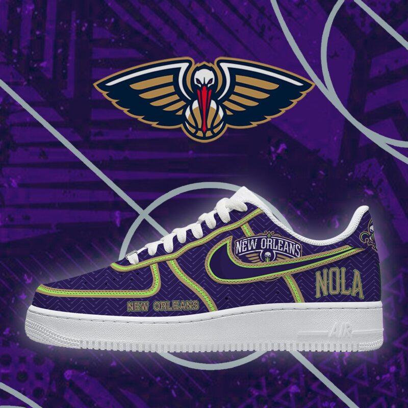 [HOT DEAL] NEW CUSTOMIZED NBA30 NOP NEW ORLEANS PELICANS AF1 SHOES