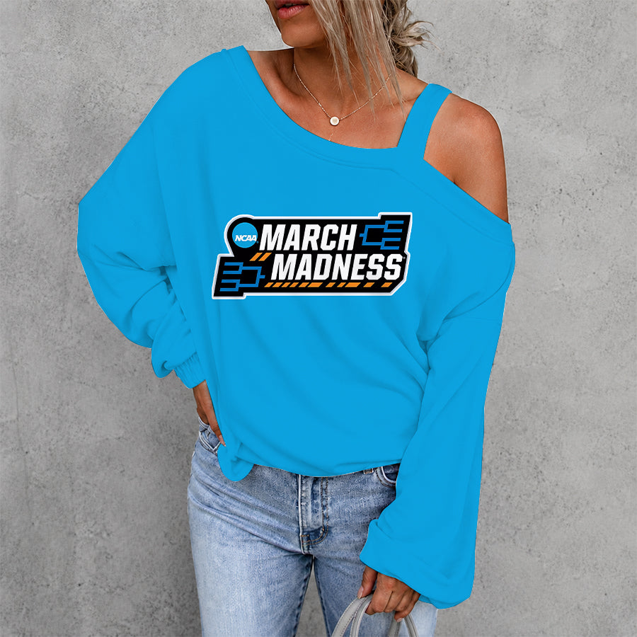 [FAN FAVORITE] NEW CUSTOMIZED NCAA MAM31 MAM MARCH MADNESS DROP SHOULDER SWEATSHIRT