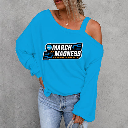 [FAN FAVORITE] NEW CUSTOMIZED NCAA MAM31 MAM MARCH MADNESS DROP SHOULDER SWEATSHIRT