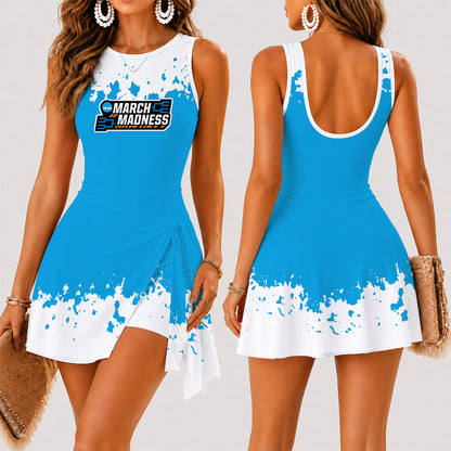 [FAN FAVORITE] NEW CUSTOMIZED NCAA MAM31 MAM MARCH MADNESS WOMEN'S SUMMER SKORT DRESS
