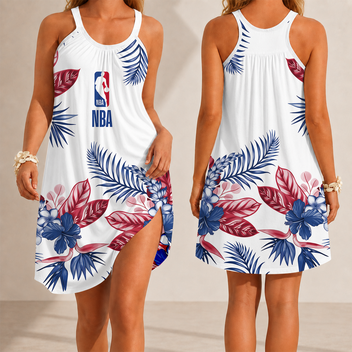 [HOT DEAL] NEW CUSTOMIZED NBA31 NATIONAL BASKETBALL ASSOCIATION CAMISOLE DRESS