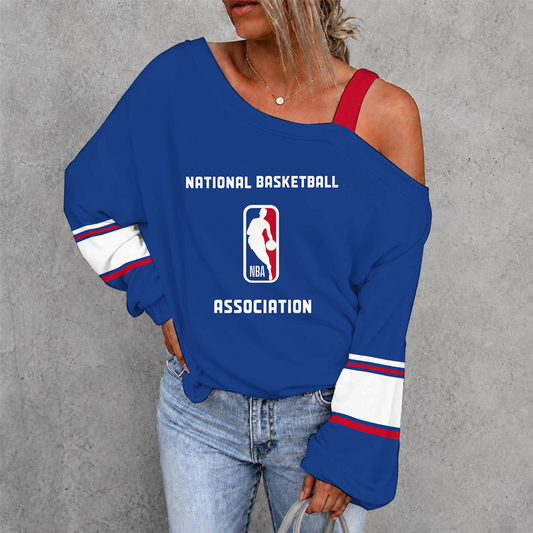 [HOT DEAL] NEW CUSTOMIZED NBA31 NATIONAL BASKETBALL ASSOCIATION DROP SHOULDER SWEATSHIRT