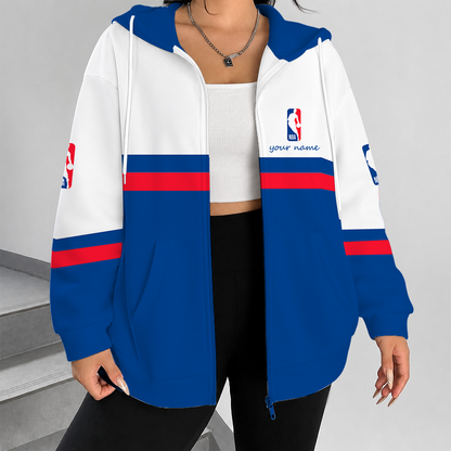 [HOT DEAL] NEW CUSTOMIZED NBA31 NATIONAL BASKETBALL ASSOCIATION ZIP HOODIE