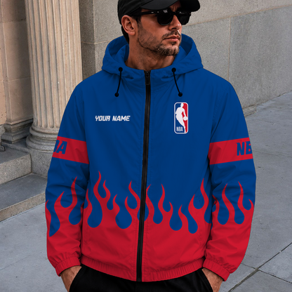 [HOT DEAL] NEW CUSTOMIZED NBA31 NATIONAL BASKETBALL ASSOCIATION WINDBREAKER JACKET
