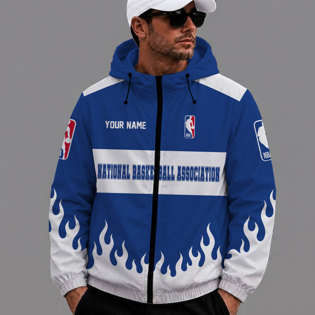 [HOT DEAL] NEW CUSTOMIZED NBA31 NATIONAL BASKETBALL ASSOCIATION WINDBREAKER JACKET