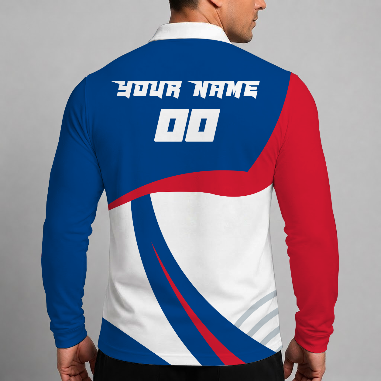 [HOT DEAL] NEW CUSTOMIZED NBA31 NATIONAL BASKETBALL ASSOCIATION MEN LONG SLEEVE POLO